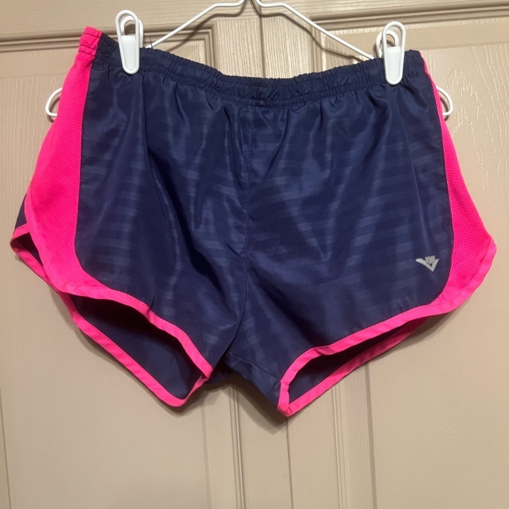 Pony Navy and Pink Athletic Shorts